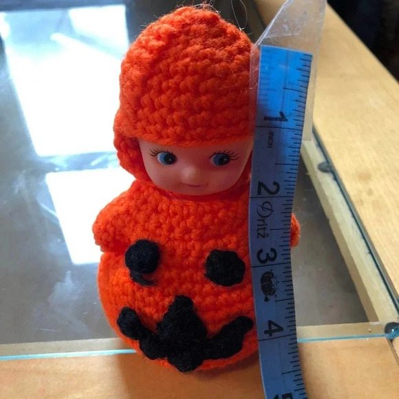 Y2k Handmade Doll dress up Halloween Pumpkin - Picture 4 of 4